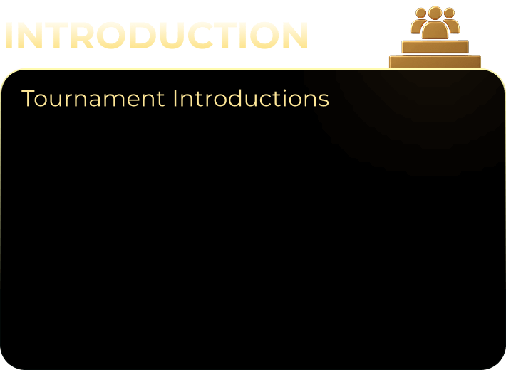 Tournament introduction Video