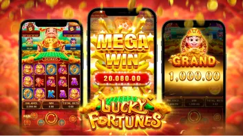 Lucky Fortunes Game - Big jackpot