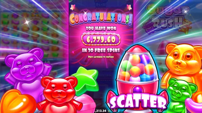 Sugar Rush Slot Game Super Win