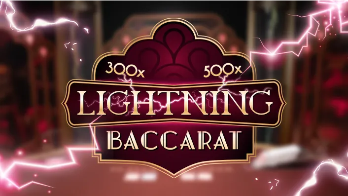 Lightning Baccarat by Evolution - Play Live Casino