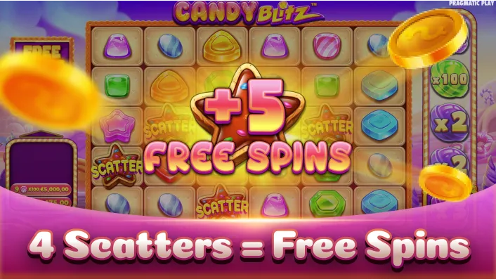 Candy Blitz Slot Game - Free Spins