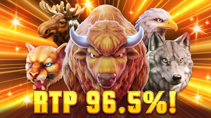 Crazy Buffalo Slot Online - RTP Of 96.5%