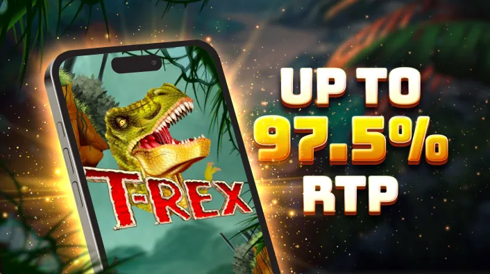 T Rex Slots - Up to 97.5% RTP
