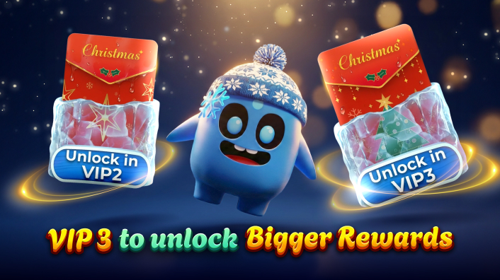 Christmas Angpao Rain - VIP3 to Win Bigger Rewards