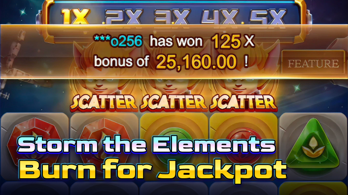 Super Elements Slot Game - Win Jackpot 
