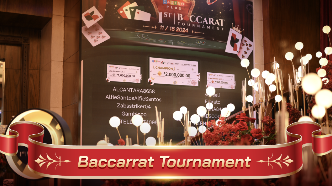 Baccarat Tournament With Live Dealers        
