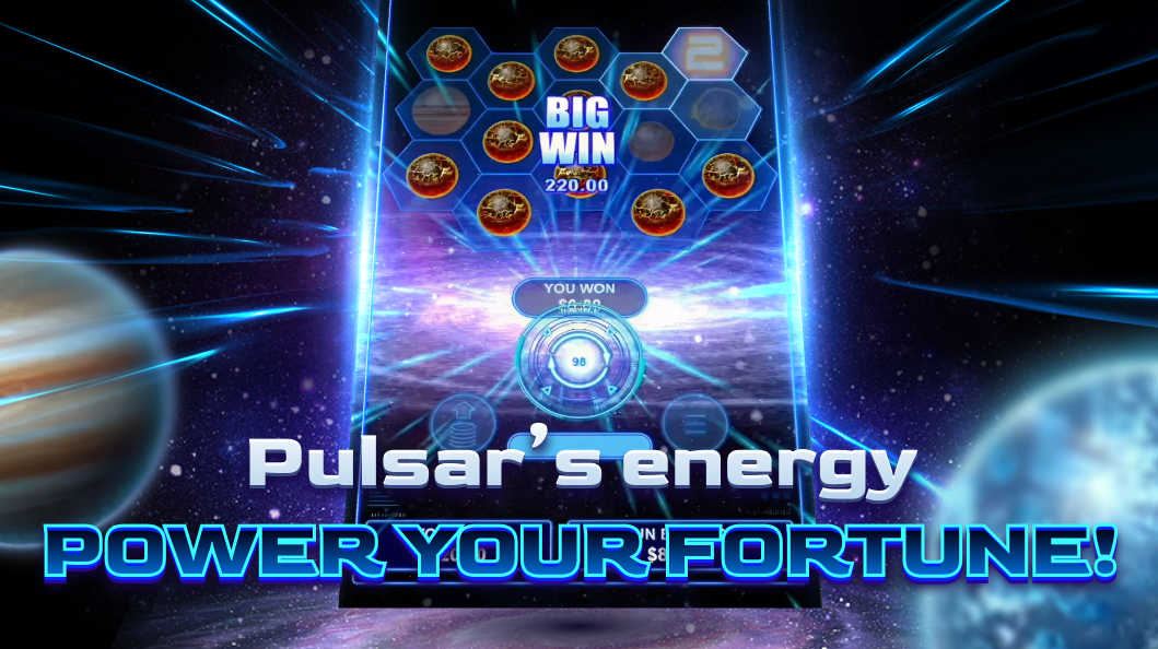 Pulsar Online Casino Slot Game - Big Win