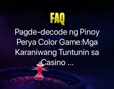 Pinoy Perya Color game