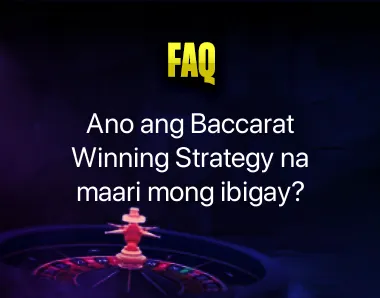 Baccarat Winning Strategy