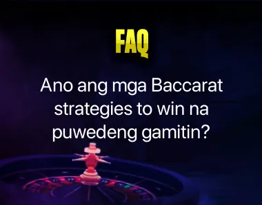 baccarat strategies to win