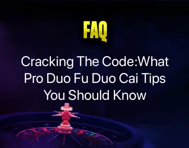 Duo Fu Duo Cai Tips Duo Fu Duo Cai Tips