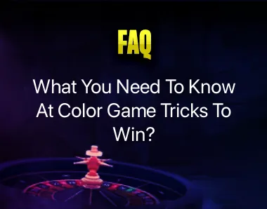 Color Game Tricks To Win