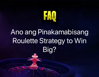 Roulette Strategy to Win Big