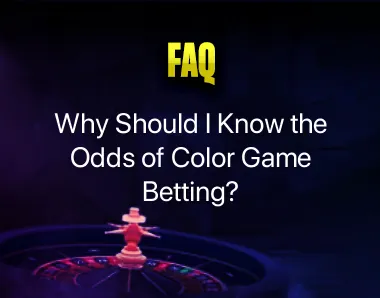 Odds of Color Game betting