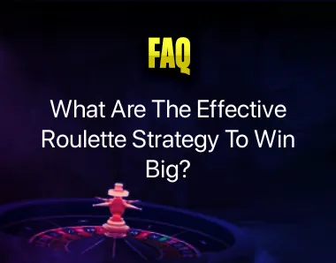 Roulette Strategy To Win Big