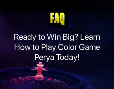 How to Play Color Game Perya
