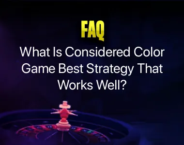 Color Game Best Strategy