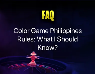 Color Game Philippines Rules