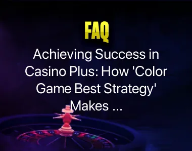 Color Game Best Strategy