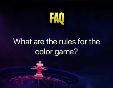 What are the rules for the Color Game