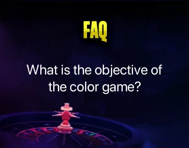 What is the objective of the color game