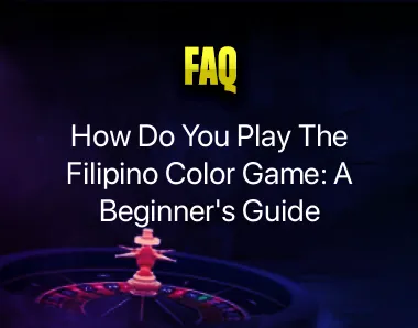 How Do You Play The Filipino Color Game