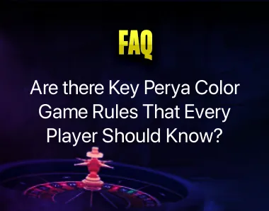Perya Color Game Rules