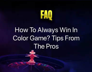 how to always win in color game