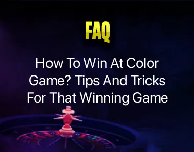 how to win at color game