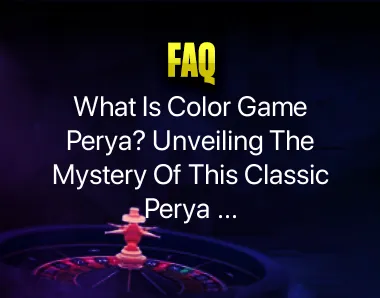 what is color game perya what is color game perya