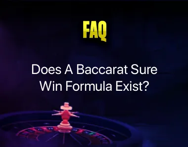 baccarat sure win formula