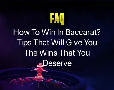 how to win in baccarat