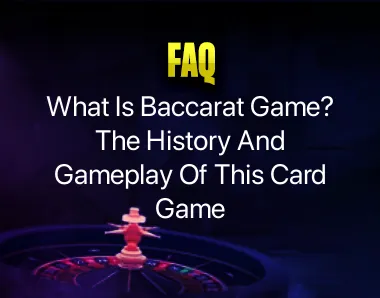 what is baccarat game