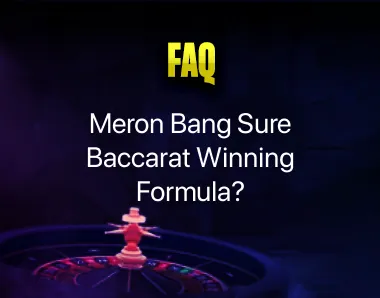 Baccarat Winning Formula