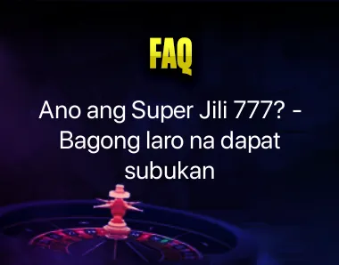 Super Jili 777 Super Jili 777