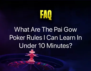 Pai Gow Poker Rules Pai Gow Poker Rules