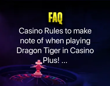 dragon tiger casino rules dragon tiger casino rules