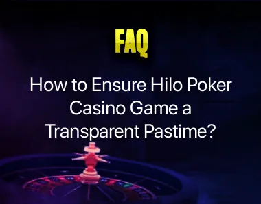 Hilo Poker Casino Game Hilo Poker Casino Game