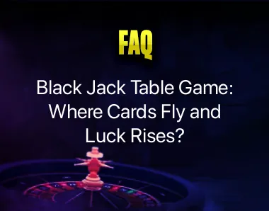 Black Jack Table Game Black Jack Table Game