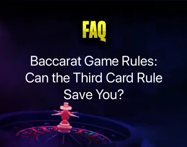 Baccarat game rules