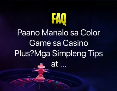 Paano Manalo Sa Color Game Paano Manalo Sa Color Game