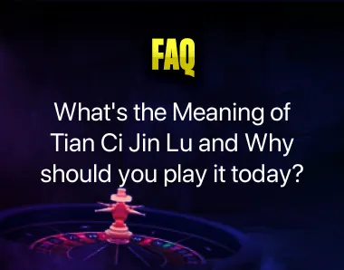 Tian Ci Jin Lu Meaning Tian Ci Jin Lu Meaning