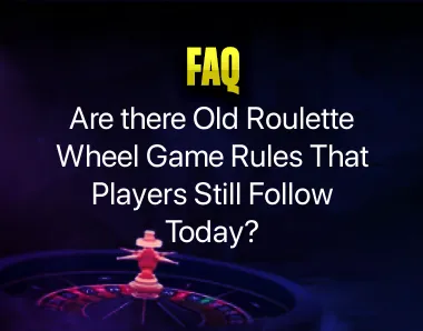 roulette wheel game rules