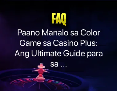 Paano Manalo sa Color Game
