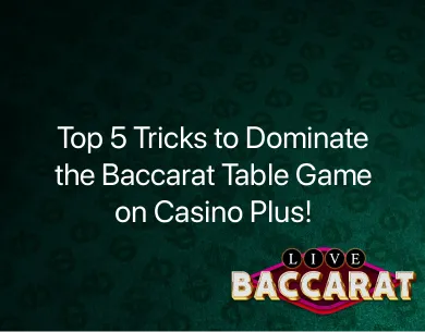 baccarat table game