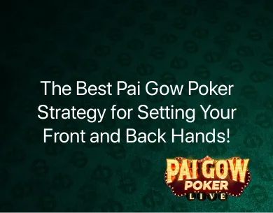 pai gow poker strategy pai gow poker strategy