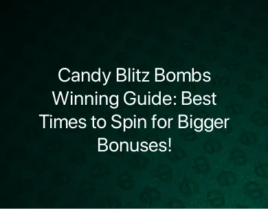 Candy Blitz Bombs Winning