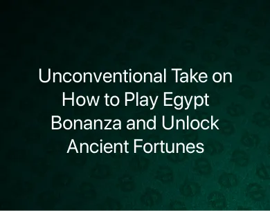 how to play egypt bonanza how to play egypt bonanza
