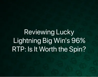 Lucky Lightning Big Win Lucky Lightning Big Win
