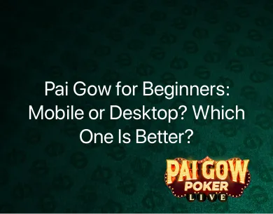 Pai Gow For Beginners Pai Gow For Beginners